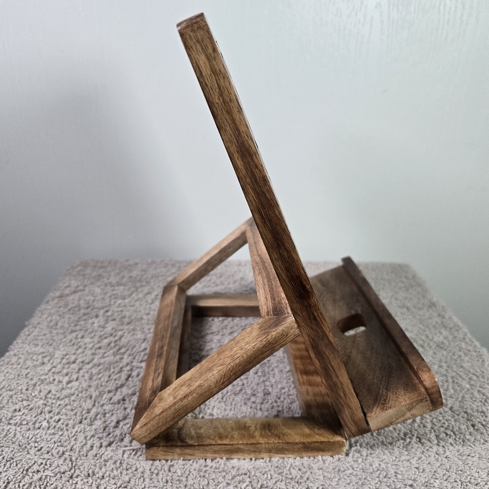 Carved Wooden Book Stand - Picture 6 of 12